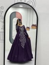 Pc 564 Vichitra Silk Heavy Embrodery Sequence Work Gown Wholesale Clothing Suppliers In India